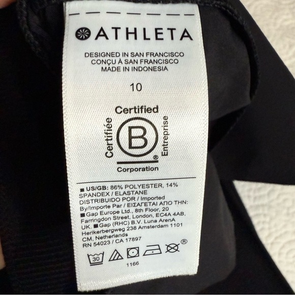 Athleta Black Brooklyn Mid Rise Ankle Pant size 10 - Picture 13 of 16
